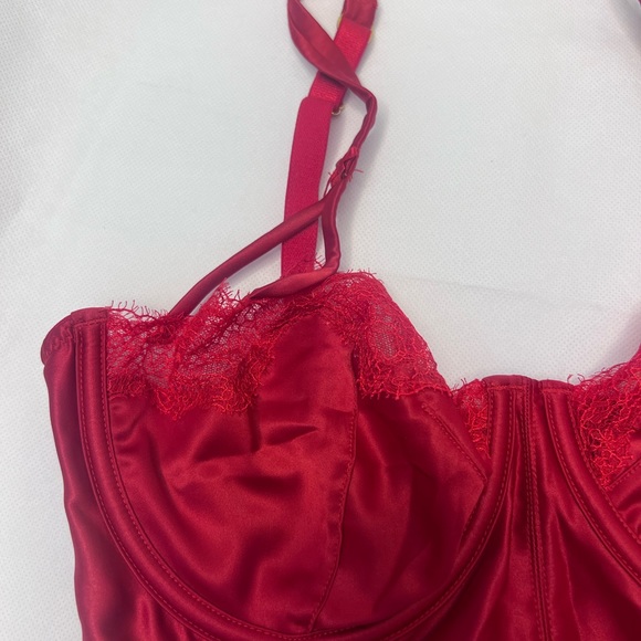 Victorias Secret Like New Red Corset Top - Picture 7 of 10